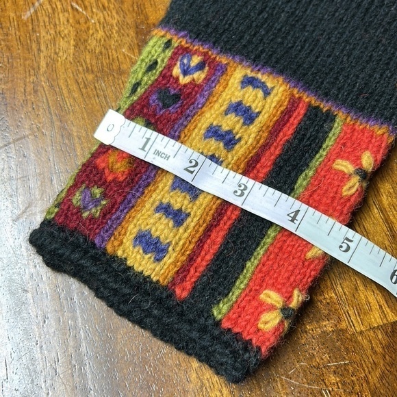 Newari button down 💯 wool cardigan handcrafted by Icelandic Design l/xl granny - Picture 10 of 17